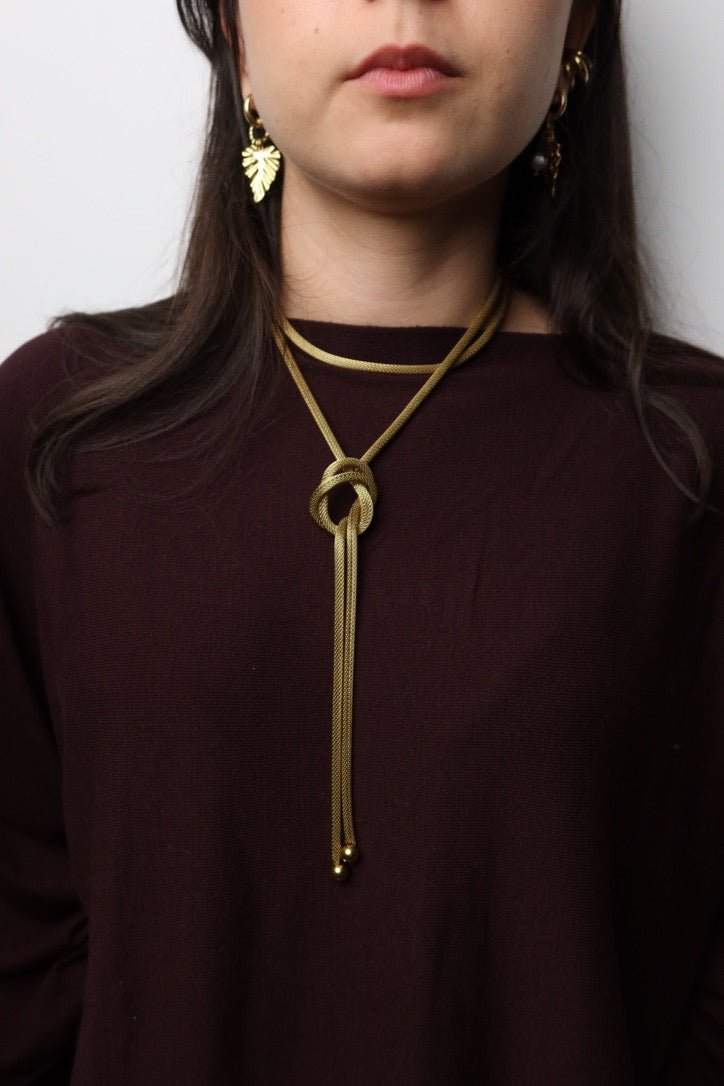 Nastro d’Oro Necklace - SMERALDA